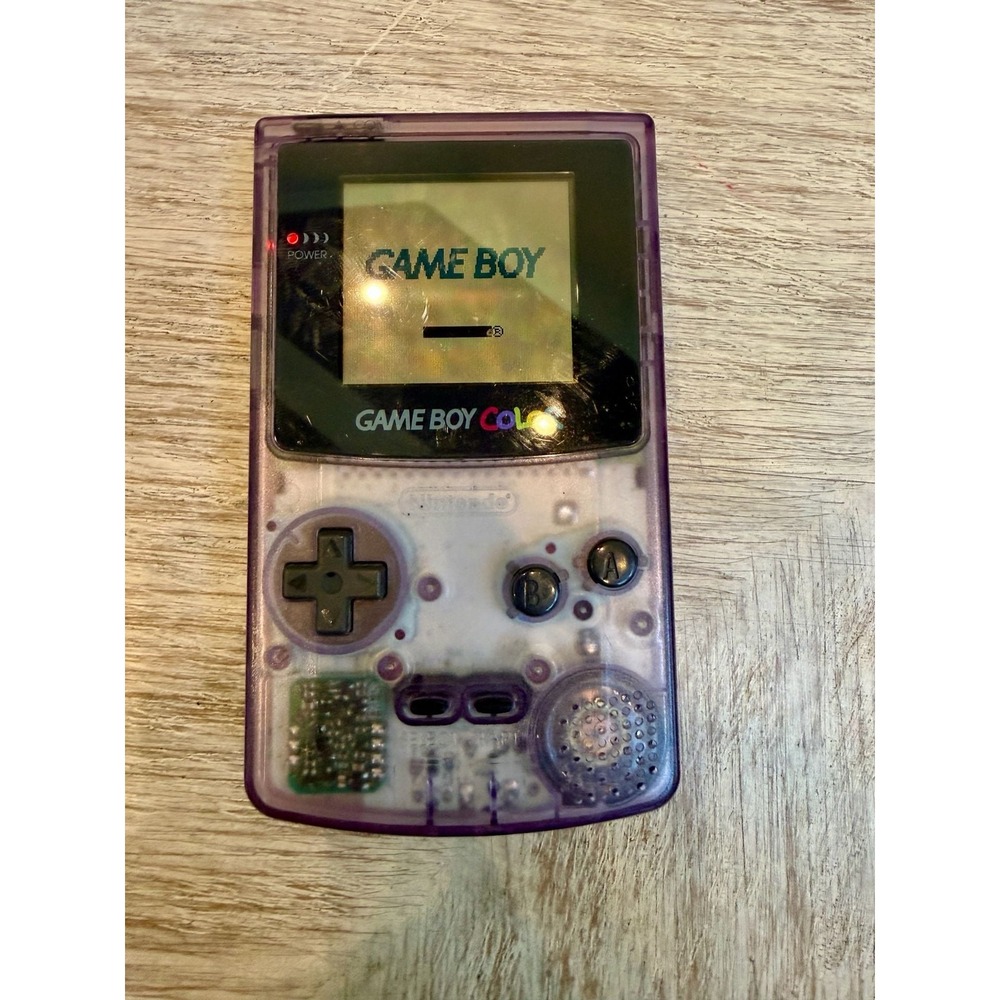 Nintendo Game Boy Color Handheld Console Atomic Purple CGB-001